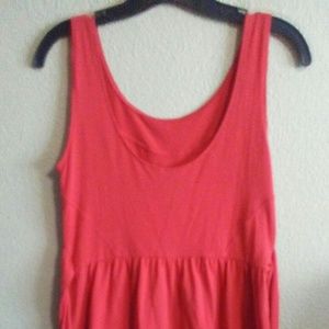 Red tie dress